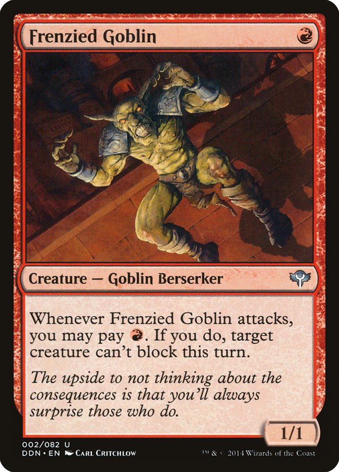 Frenzied Goblin [Duel Decks: Speed vs. Cunning] | Good Games Morley