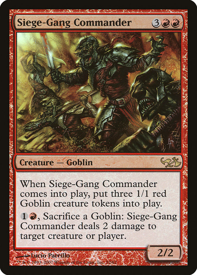 Siege-Gang Commander [Duel Decks: Elves vs. Goblins] | Good Games Morley