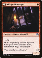 Village Messenger // Moonrise Intruder [Shadows over Innistrad] | Good Games Morley