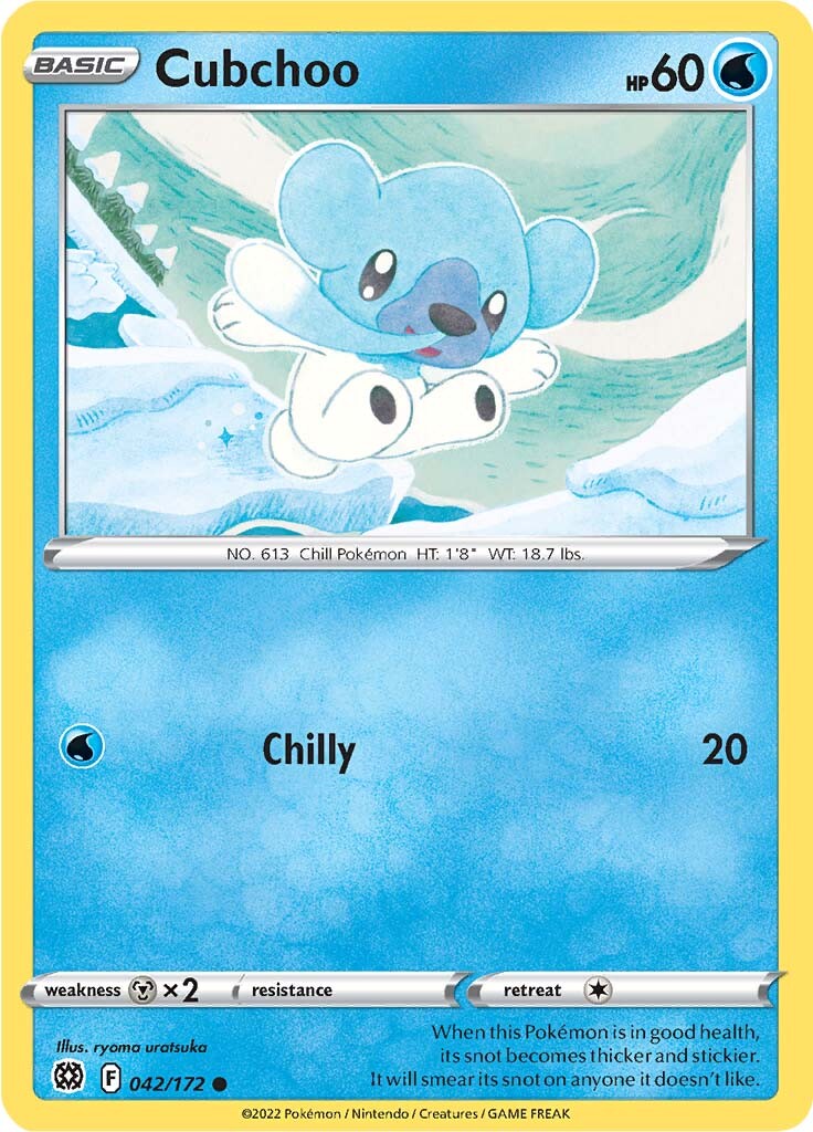 Cubchoo (042/172) [Sword & Shield: Brilliant Stars] | Good Games Morley