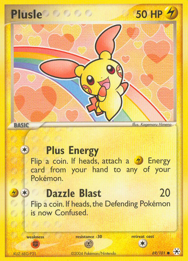 Plusle (69/101) [EX: Hidden Legends] | Good Games Morley