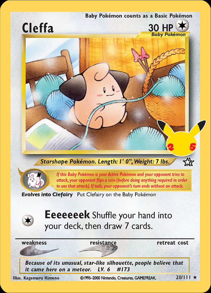 Cleffa (20/111) [Celebrations: 25th Anniversary - Classic Collection] | Good Games Morley