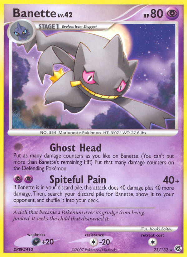 Banette (23/132) [Diamond & Pearl: Secret Wonders] | Good Games Morley