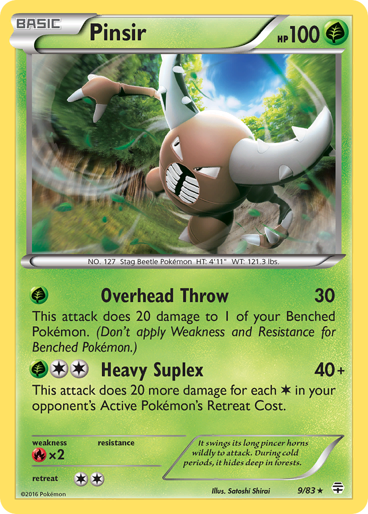 Pinsir (9/83) [XY: Generations] | Good Games Morley
