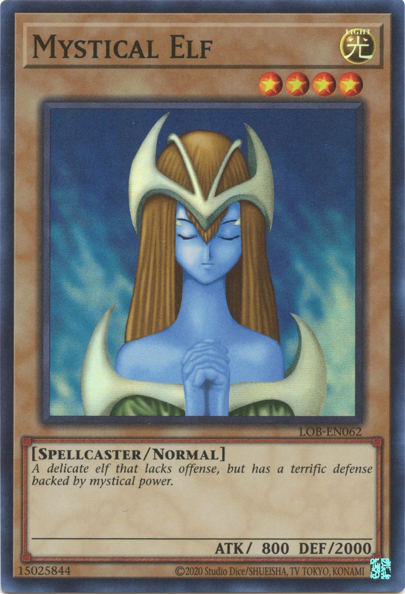 Mystical Elf (25th Anniversary) [LOB-EN062] Super Rare | Good Games Morley