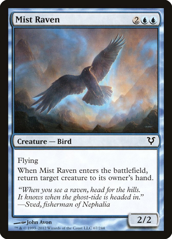 Mist Raven [Avacyn Restored] | Good Games Morley