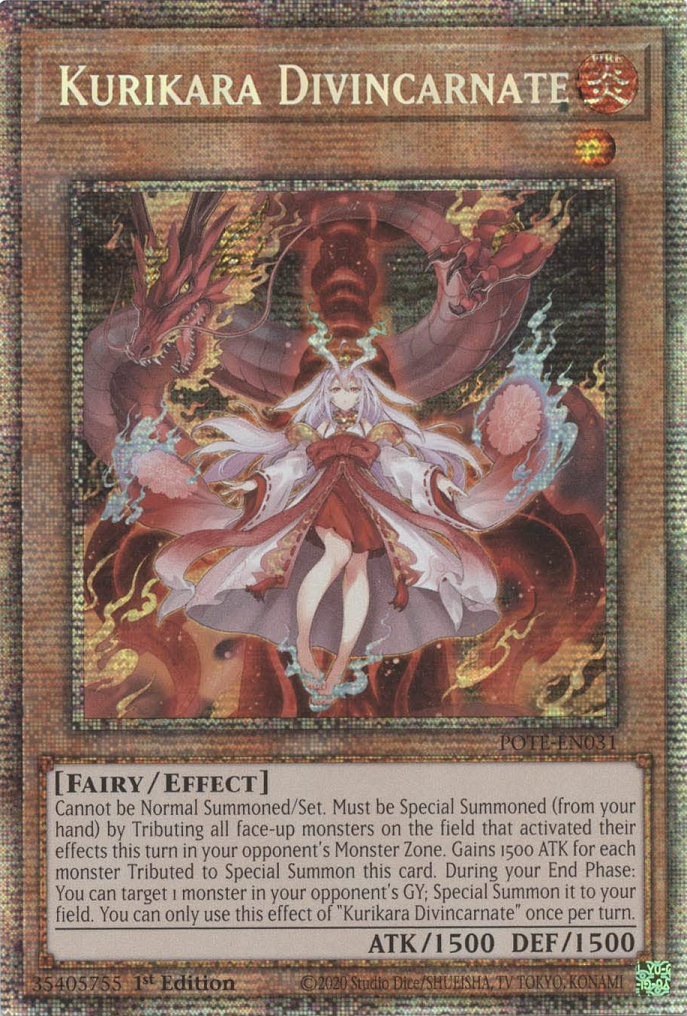 Kurikara Divincarnate [POTE-EN031] Starlight Rare | Good Games Morley