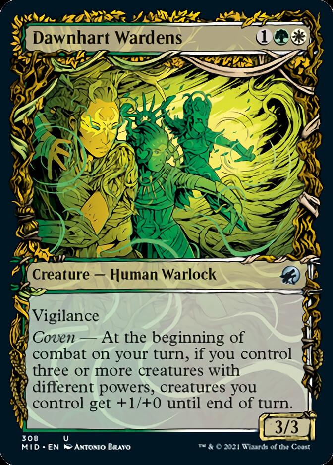 Dawnhart Wardens (Showcase Equinox) [Innistrad: Midnight Hunt] | Good Games Morley