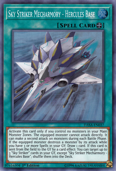 Sky Striker Mecharmory - Hercules Base [DASA-EN037] Super Rare | Good Games Morley