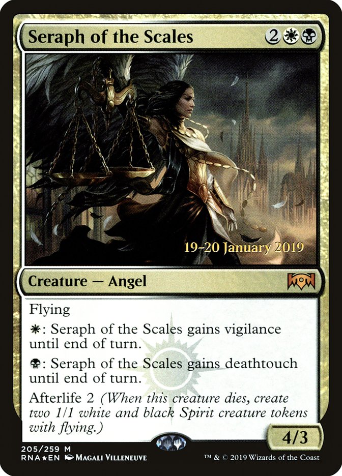 Seraph of the Scales [Ravnica Allegiance Prerelease Promos] | Good Games Morley
