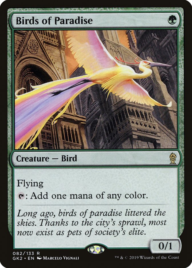 Birds of Paradise [Ravnica Allegiance Guild Kit] | Good Games Morley