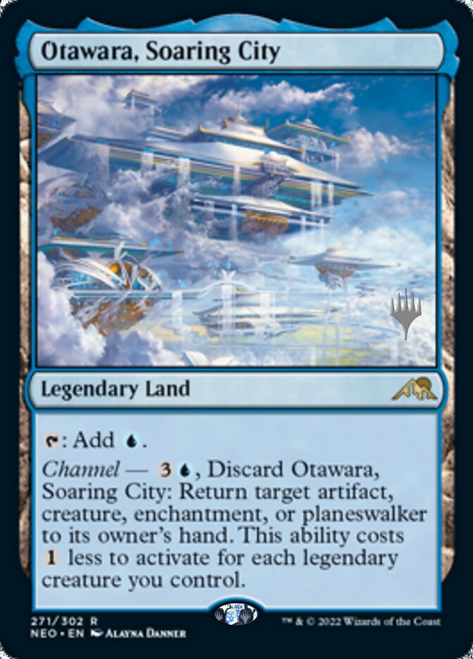 Otawara, Soaring City (Promo Pack) [Kamigawa: Neon Dynasty Promos] | Good Games Morley