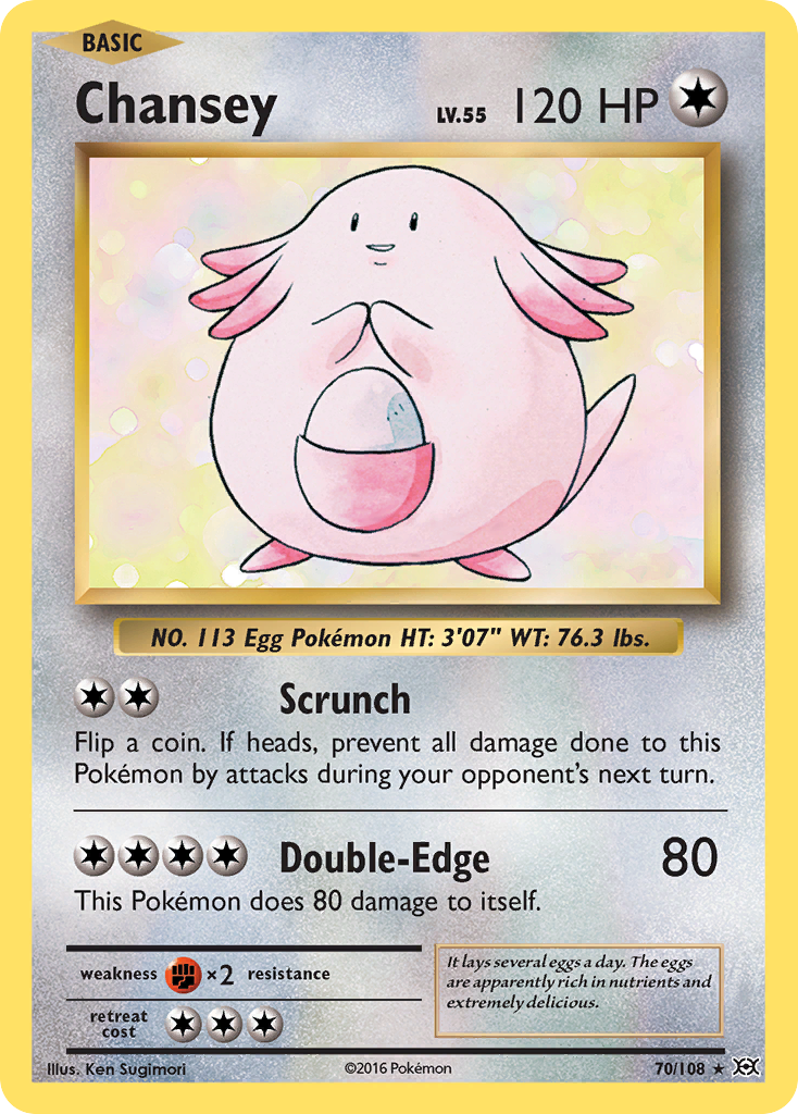 Chansey (70/108) [XY: Evolutions] | Good Games Morley