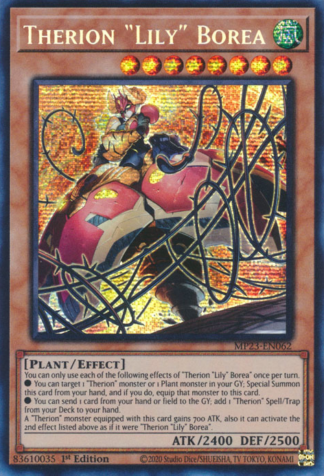 Therion "Lily" Borea [MP23-EN062] Prismatic Secret Rare | Good Games Morley
