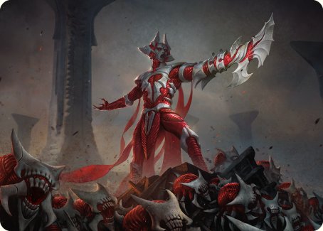 Mite Overseer Art Card [Phyrexia: All Will Be One Art Series] | Good Games Morley