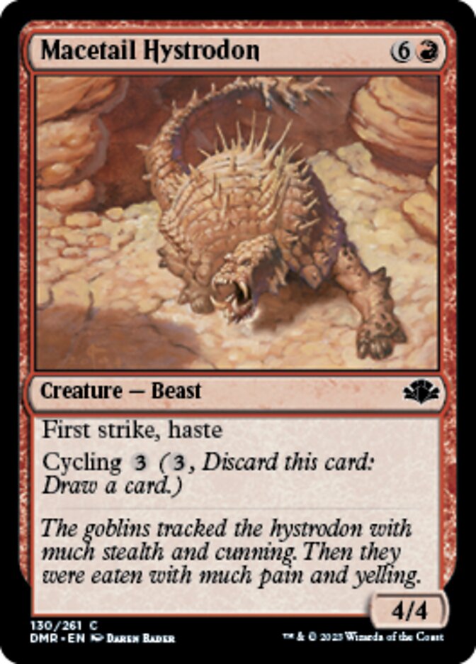 Macetail Hystrodon [Dominaria Remastered] | Good Games Morley