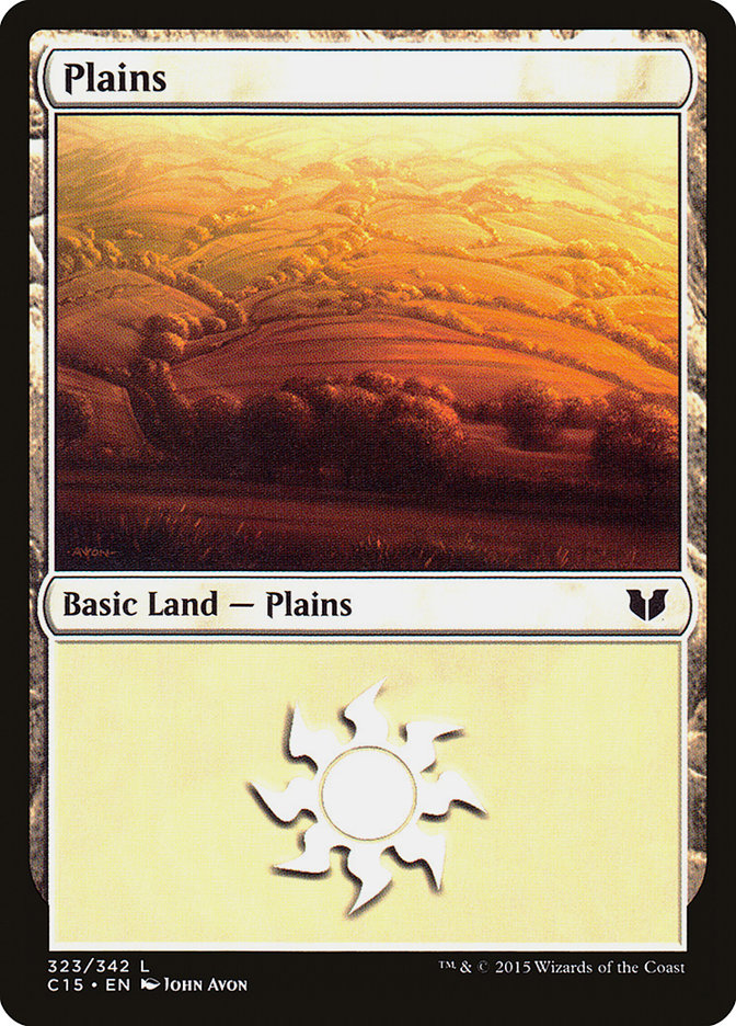 Plains (323) [Commander 2015] | Good Games Morley