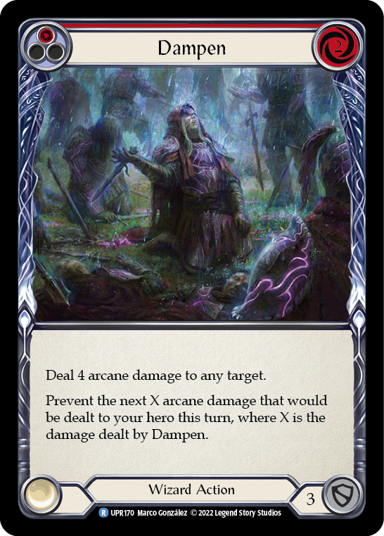 Dampen (Red) [UPR170] (Uprising)  Rainbow Foil | Good Games Morley