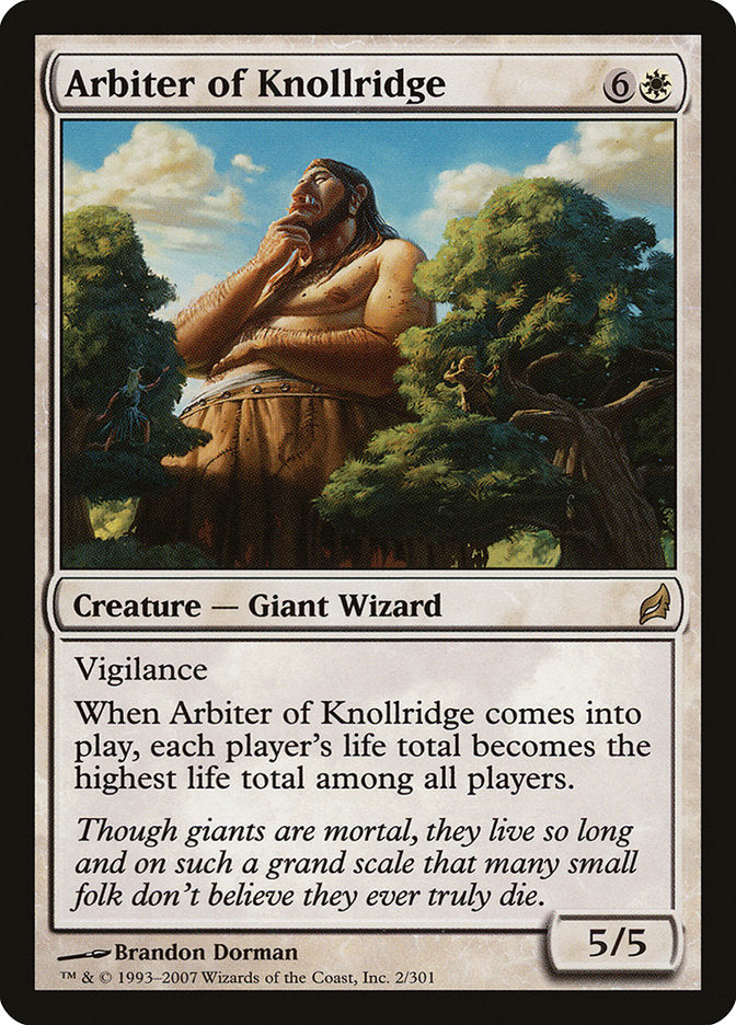 Arbiter of Knollridge [Lorwyn] | Good Games Morley