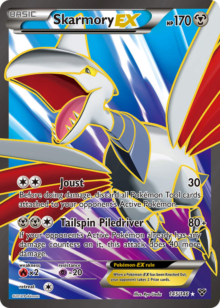 Skarmory EX (145/146) [XY: Base Set] | Good Games Morley