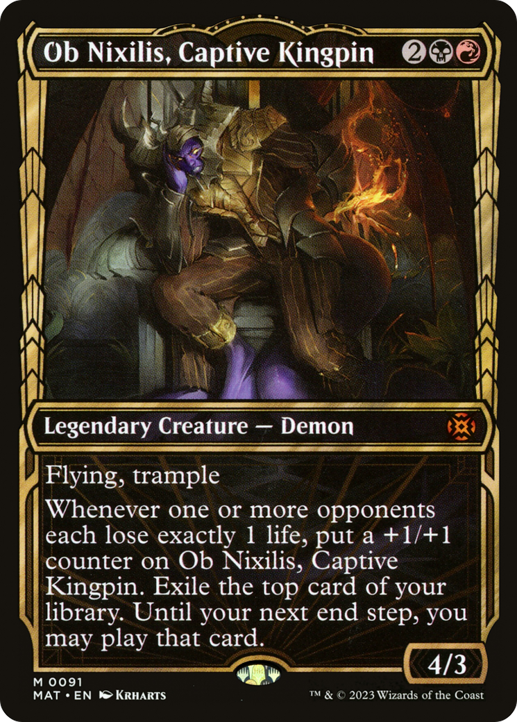 Ob Nixilis, Captive Kingpin (Showcase) [March of the Machine: The Aftermath] | Good Games Morley