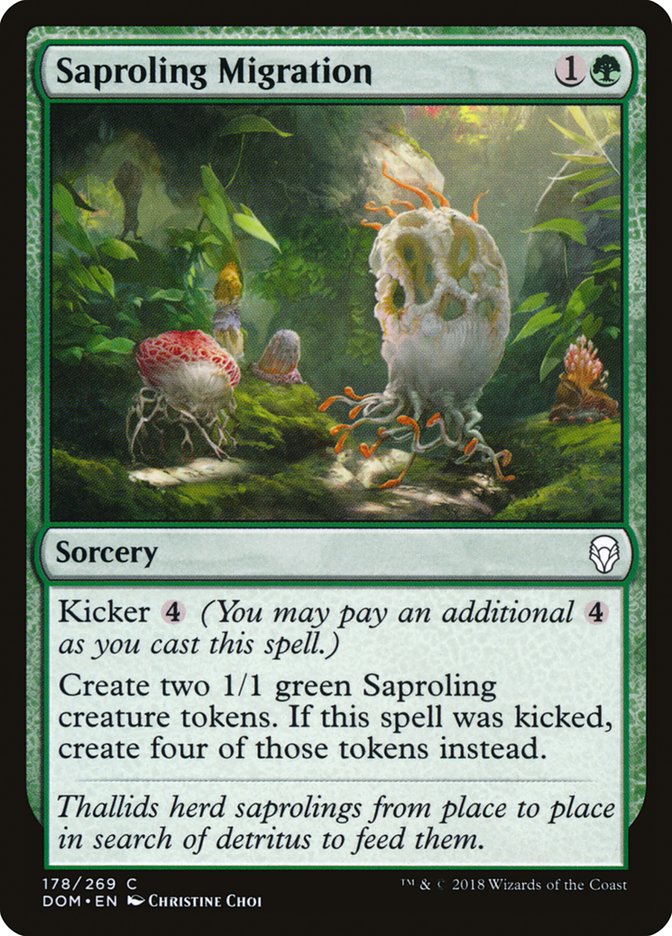 Saproling Migration [Dominaria] | Good Games Morley