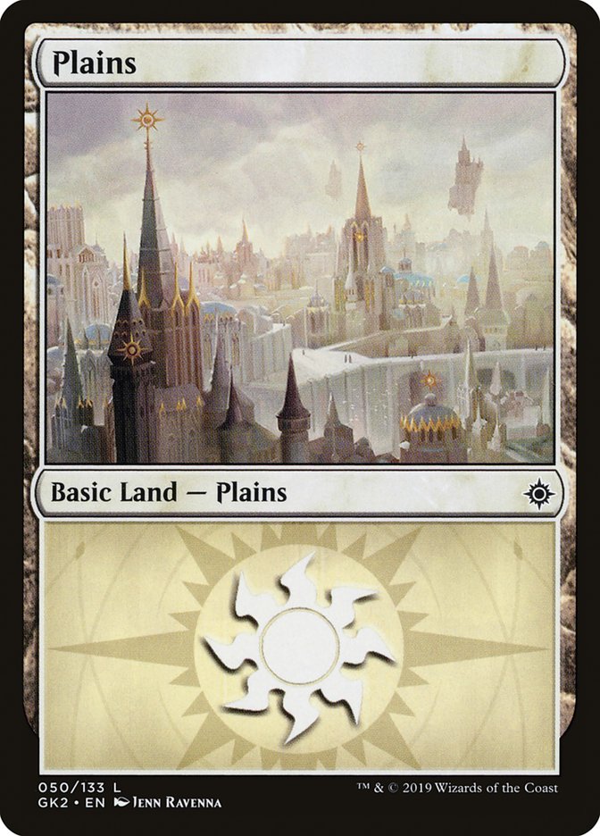 Plains (50) [Ravnica Allegiance Guild Kit] | Good Games Morley