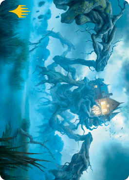 Creeping Inn Art Card (Gold-Stamped Signature) [Innistrad: Midnight Hunt Art Series] | Good Games Morley