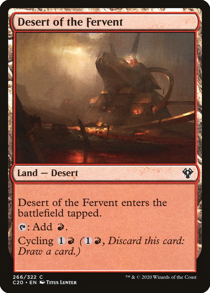 Desert of the Fervent [Commander 2020] | Good Games Morley