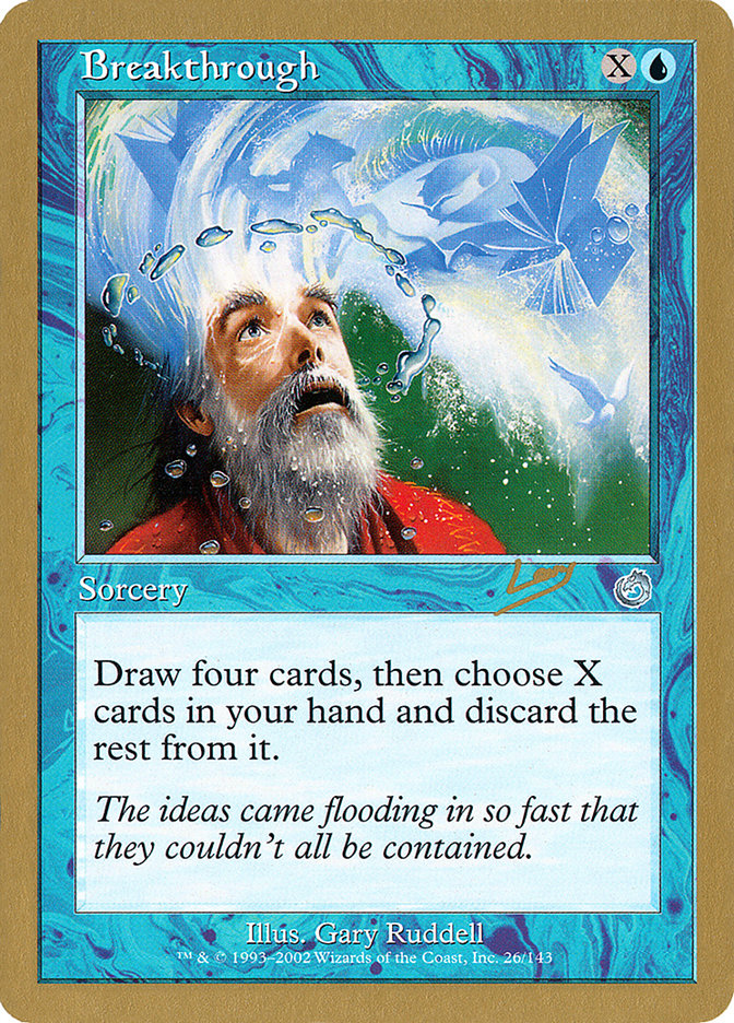 Breakthrough (Raphael Levy) [World Championship Decks 2002] | Good Games Morley