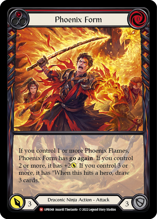 Phoenix Form (Extended Art) [UPR048] (Uprising)  Rainbow Foil | Good Games Morley
