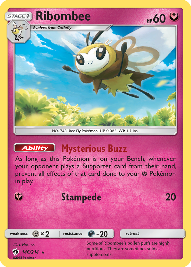 Ribombee (146/214) [Sun & Moon: Lost Thunder] | Good Games Morley