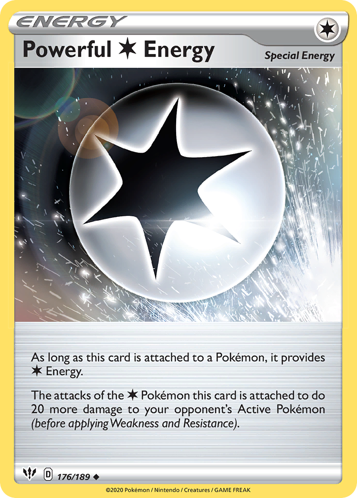 Powerful Colorless Energy (176/189) [Sword & Shield: Darkness Ablaze] | Good Games Morley