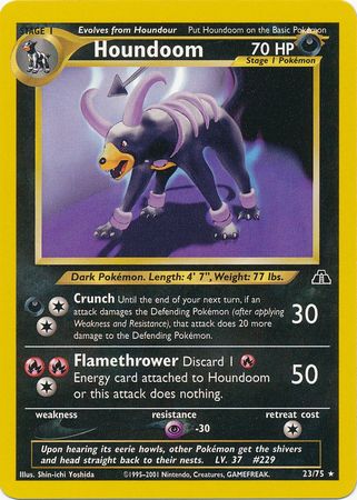 Houndoom (23/75) [Neo Discovery Unlimited] | Good Games Morley