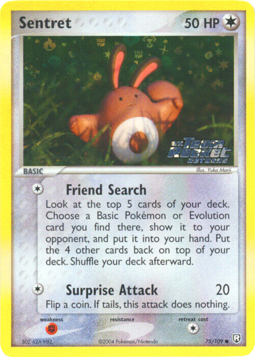 Sentret (75/109) (Stamped) [EX: Team Rocket Returns] | Good Games Morley