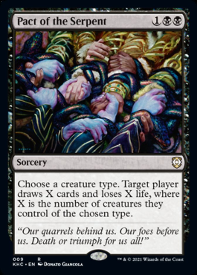 Pact of the Serpent [Kaldheim Commander] | Good Games Morley