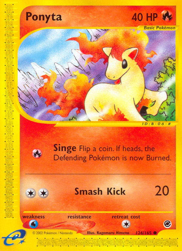 Ponyta (126/165) [Expedition: Base Set] | Good Games Morley