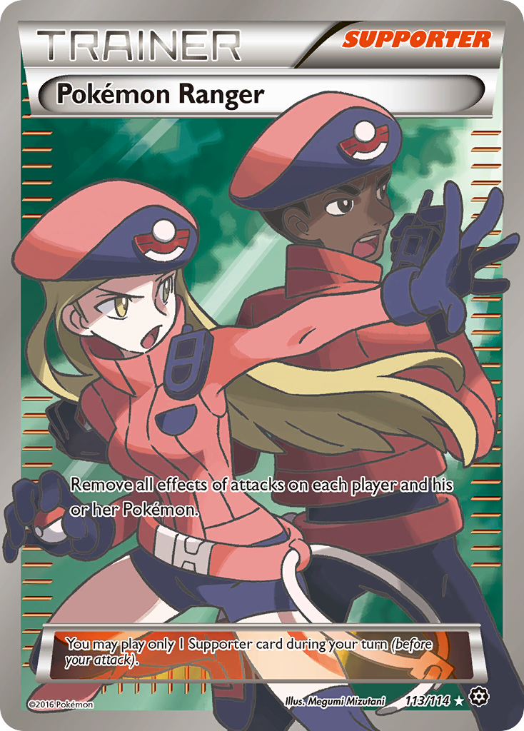 Pokemon Ranger (113/114) [XY: Steam Siege] | Good Games Morley
