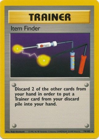 Item Finder (74/102) [Base Set Unlimited] | Good Games Morley