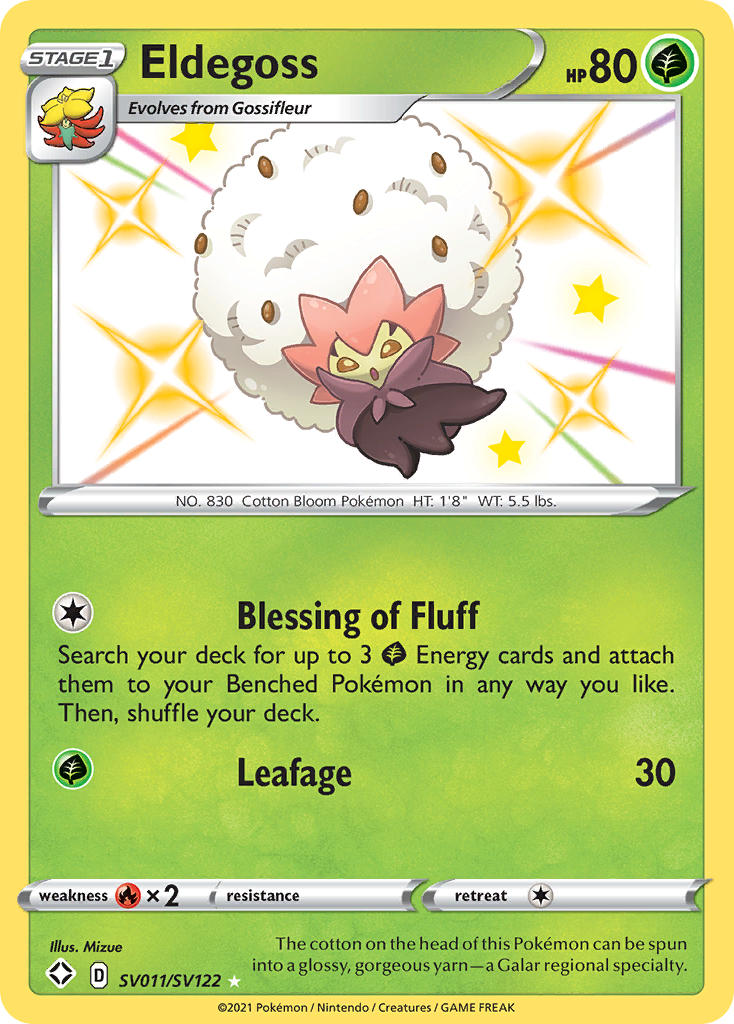 Eldegoss (SV011/SV122) [Sword & Shield: Shining Fates] | Good Games Morley