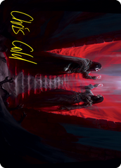 Vampires' Vengeance Art Card (Gold-Stamped Signature) [Innistrad: Crimson Vow Art Series] | Good Games Morley