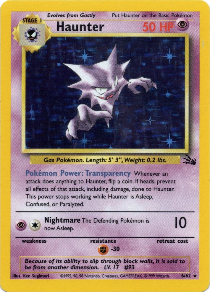 Haunter (6/62) [Fossil Unlimited] | Good Games Morley