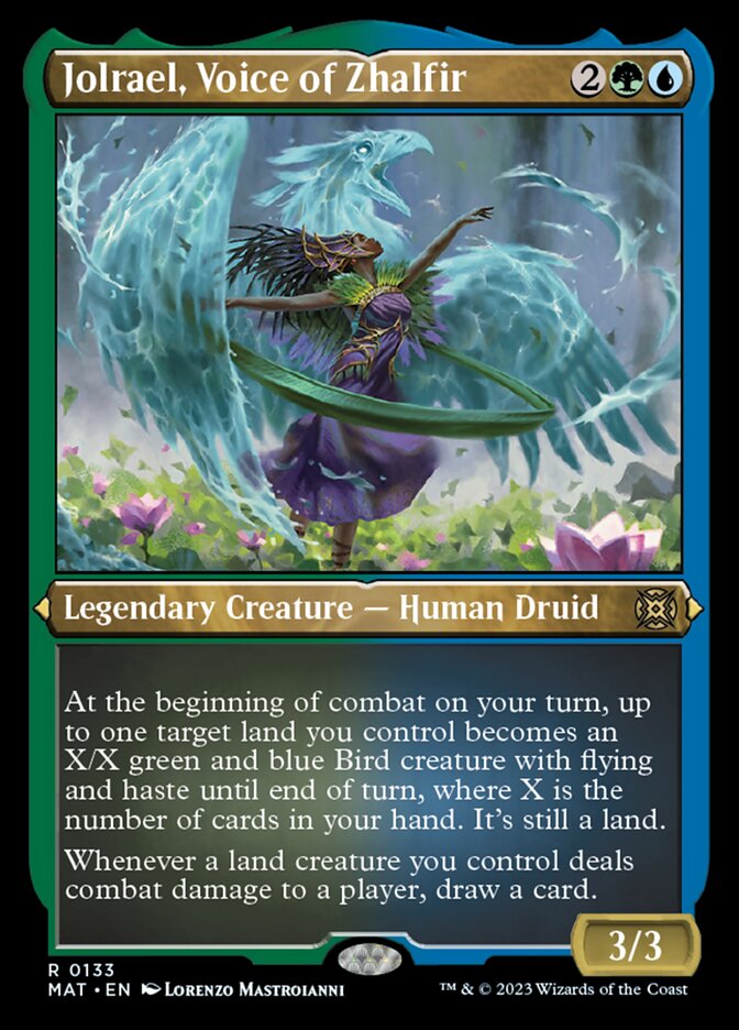 Jolrael, Voice of Zhalfir (Foil Etched) [March of the Machine: The Aftermath] | Good Games Morley