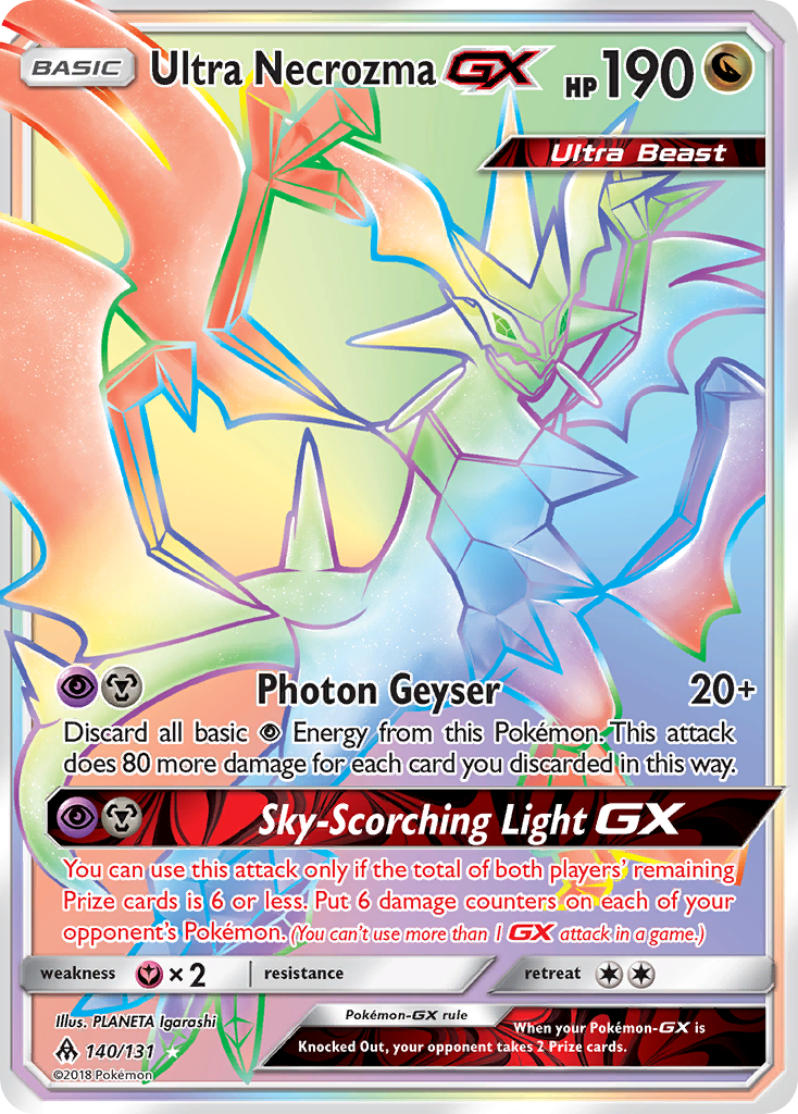 Ultra Necrozma GX (140/131) [Sun & Moon: Forbidden Light] | Good Games Morley
