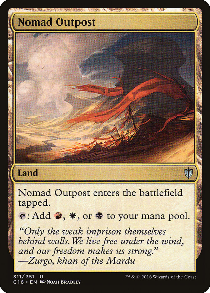 Nomad Outpost [Commander 2016] | Good Games Morley