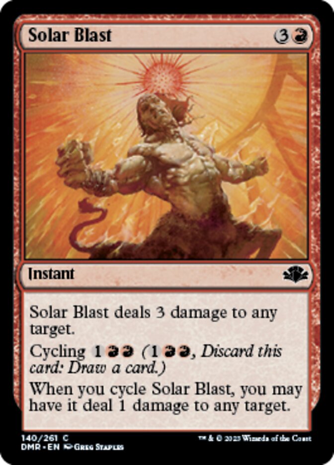 Solar Blast [Dominaria Remastered] | Good Games Morley