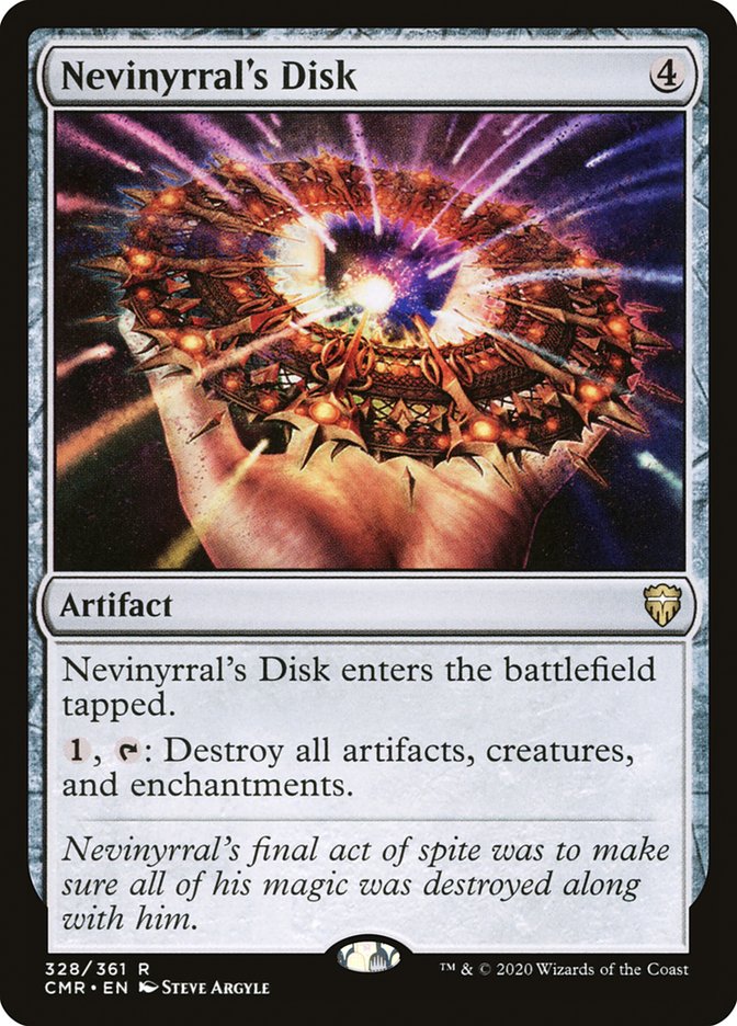 Nevinyrral's Disk [Commander Legends] | Good Games Morley