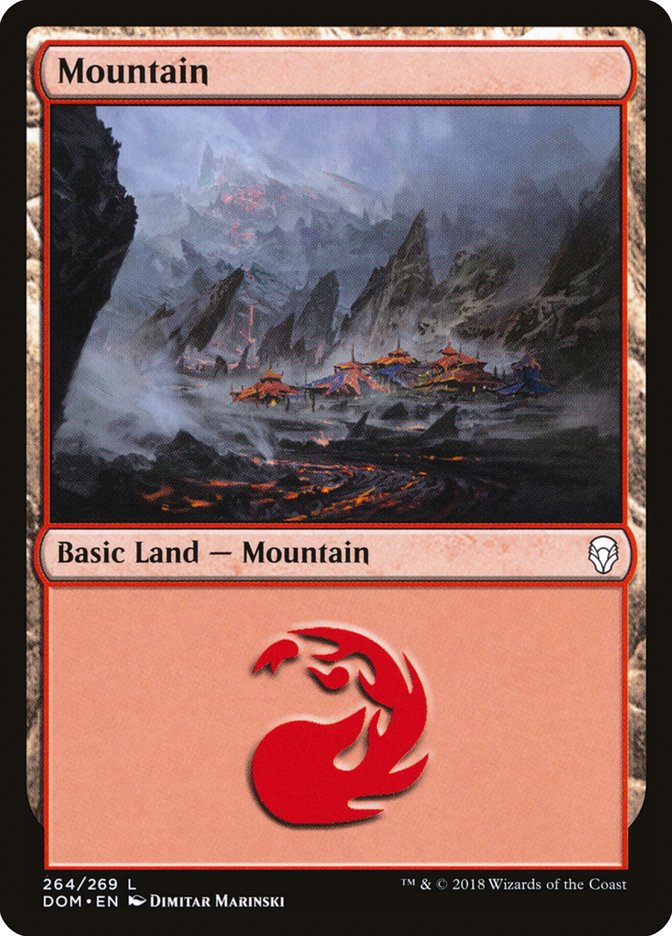 Mountain (264) [Dominaria] | Good Games Morley