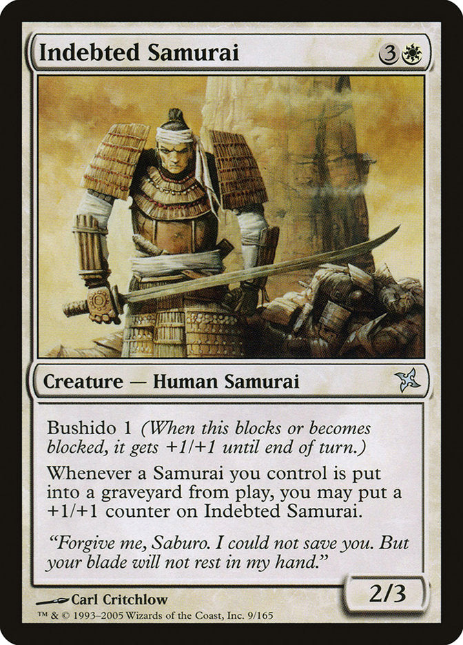 Indebted Samurai [Betrayers of Kamigawa] | Good Games Morley