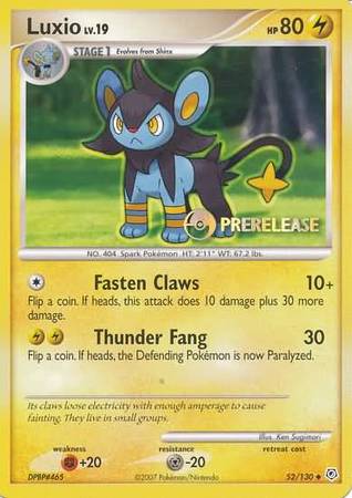 Luxio (52/130) (Prerelease Promo) [Nintendo: Black Star Promos] | Good Games Morley